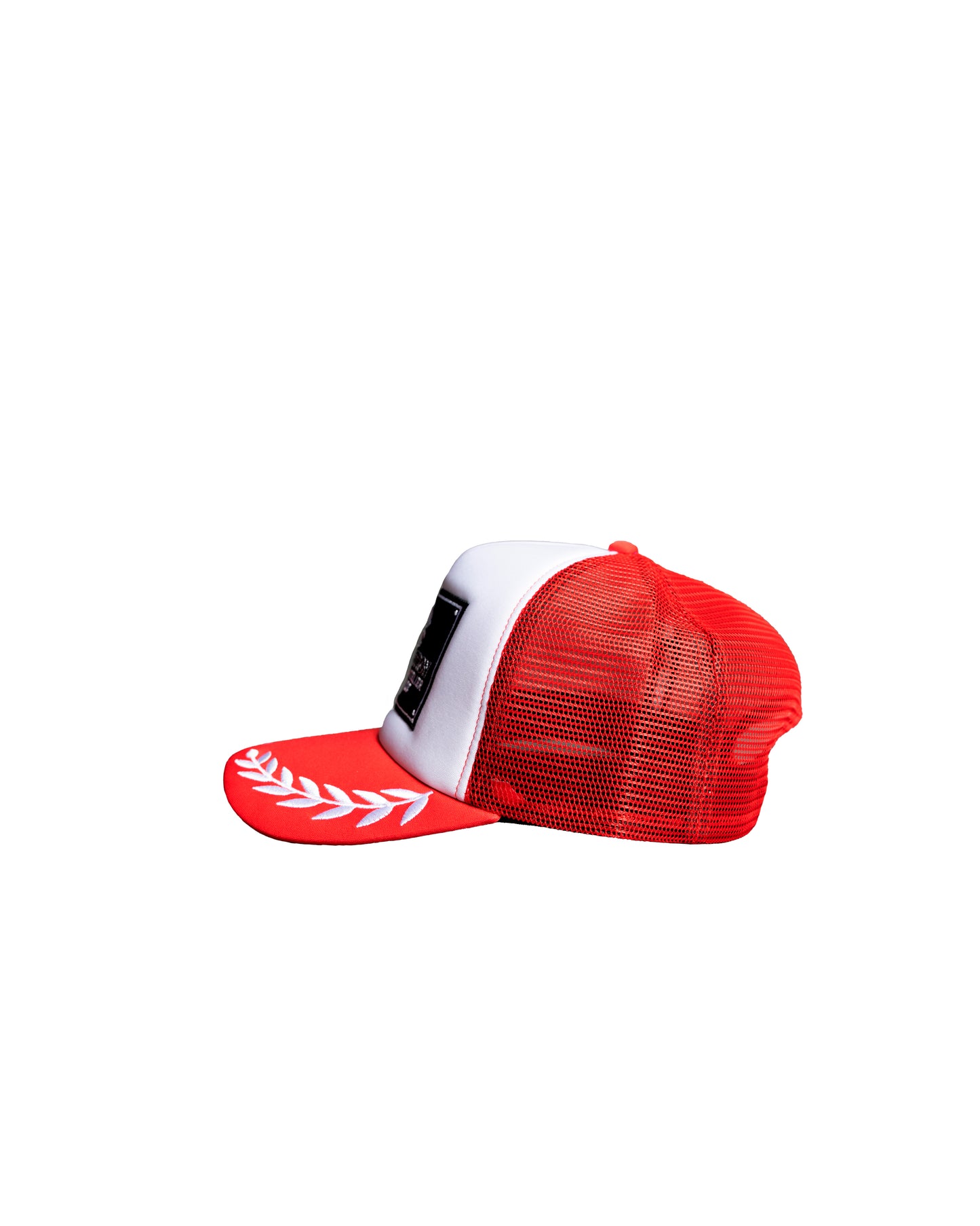 The Patch Trucker Hat Solar Red