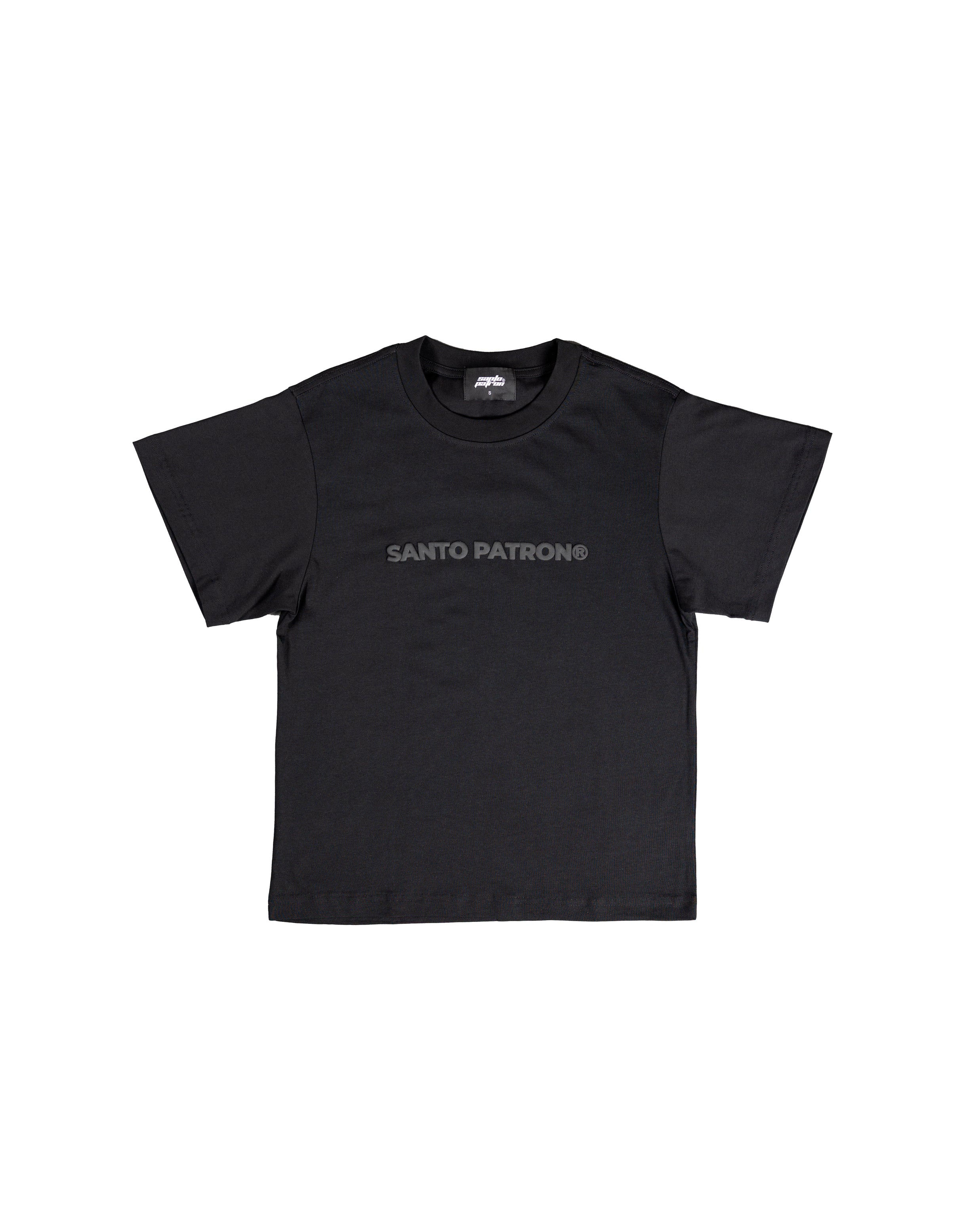 Santo Patron Unicolor Puff Tee Black - santopatron.clothing