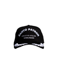 Captain Hat White Embroidery - santopatron.clothing