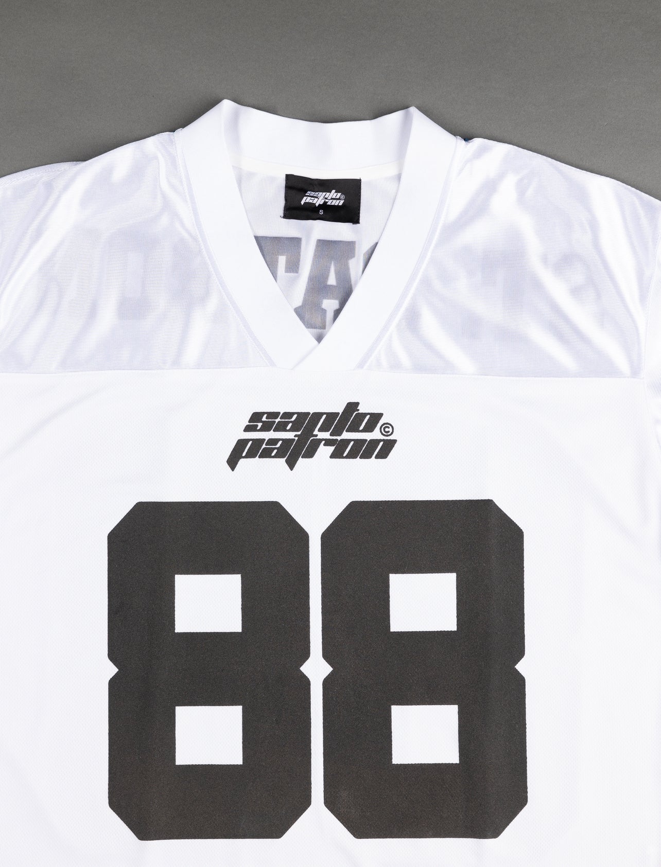 Santo Patron Football Jersey White