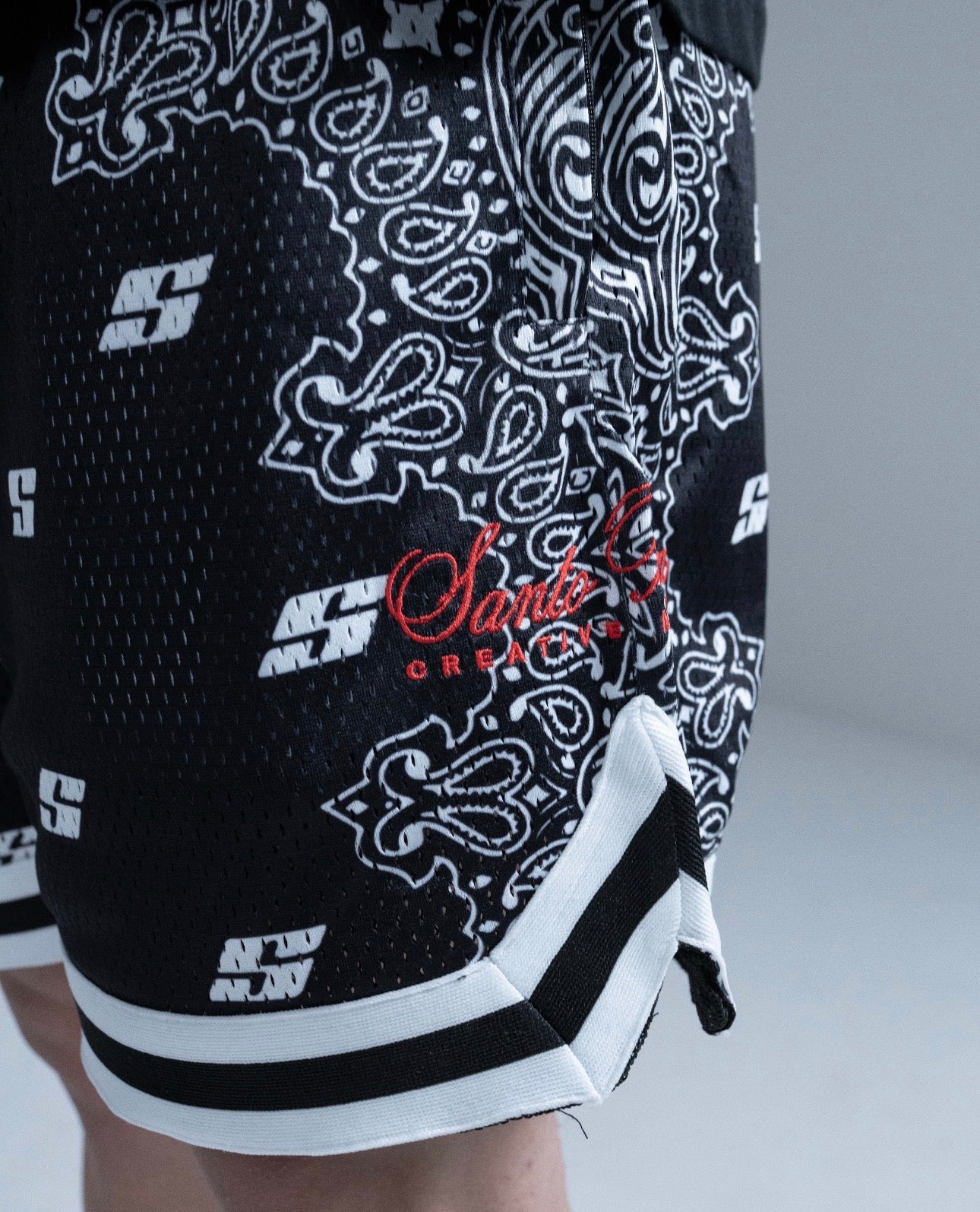 Santo Patrón Mesh Bandana Short - santopatron.clothing