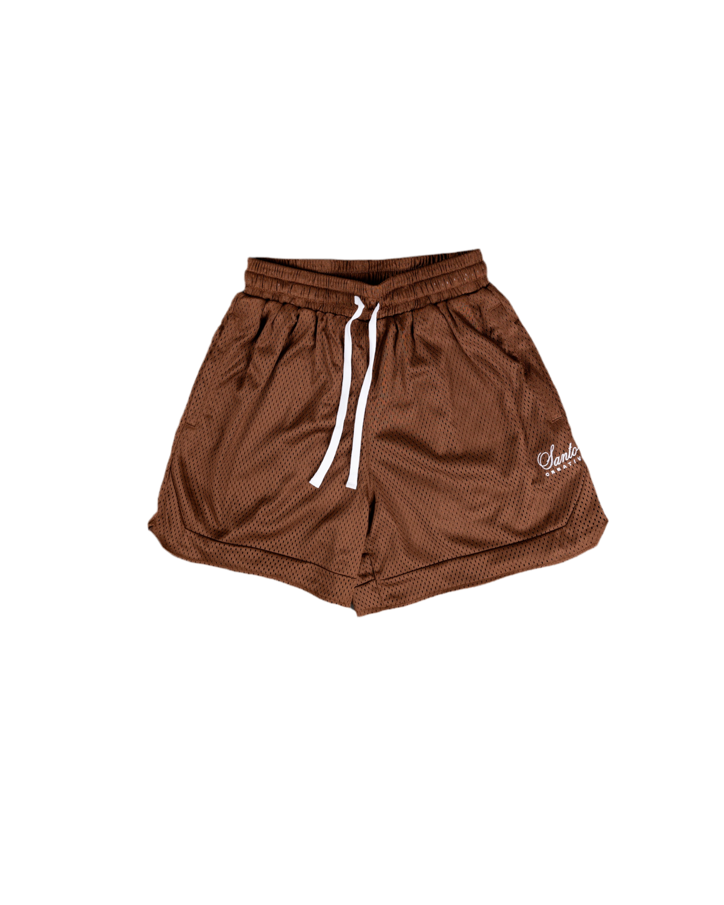 Santo Patron Brown Mesh Short - santopatron.clothing