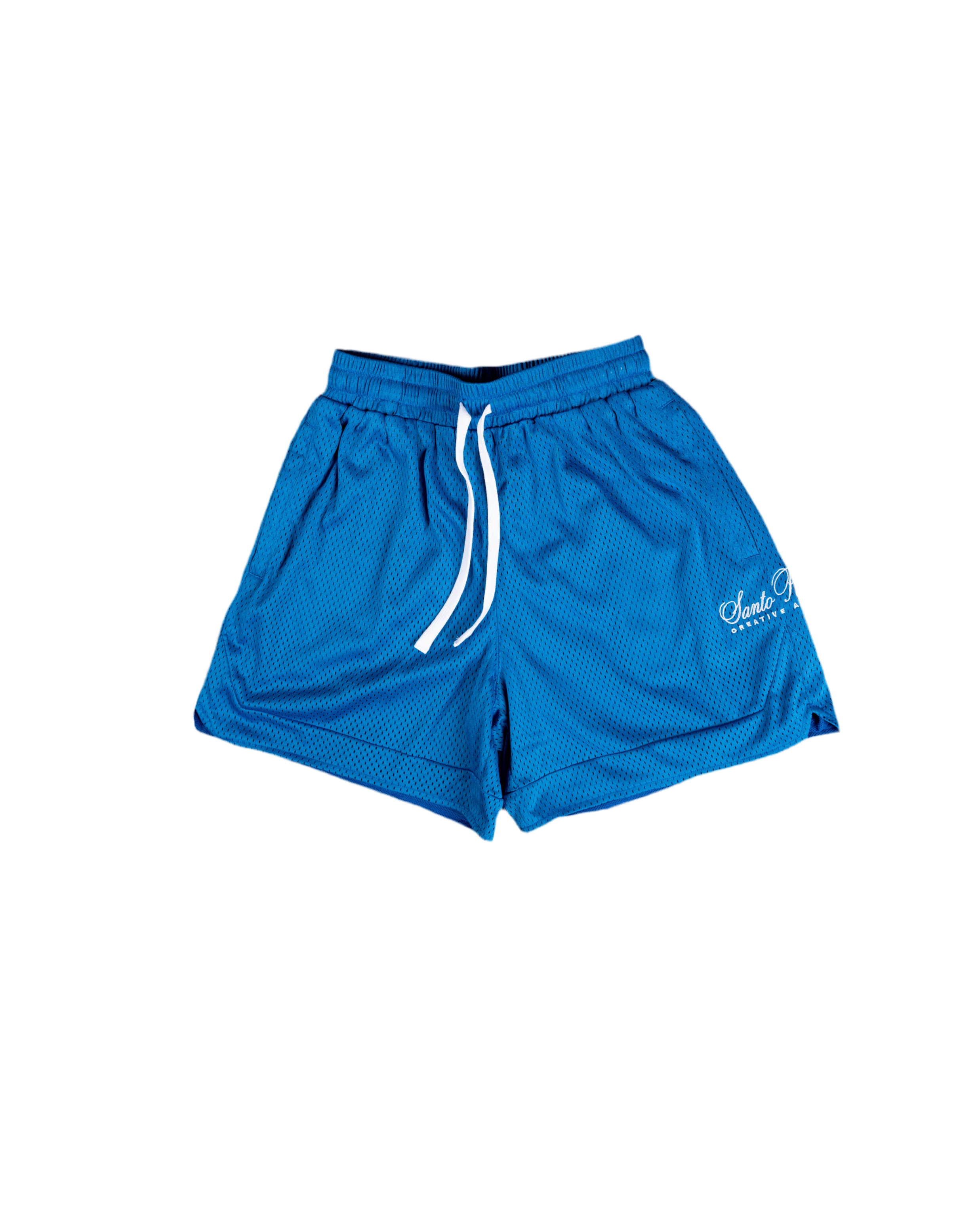 Santo Patron Blue Mesh Short - santopatron.clothing