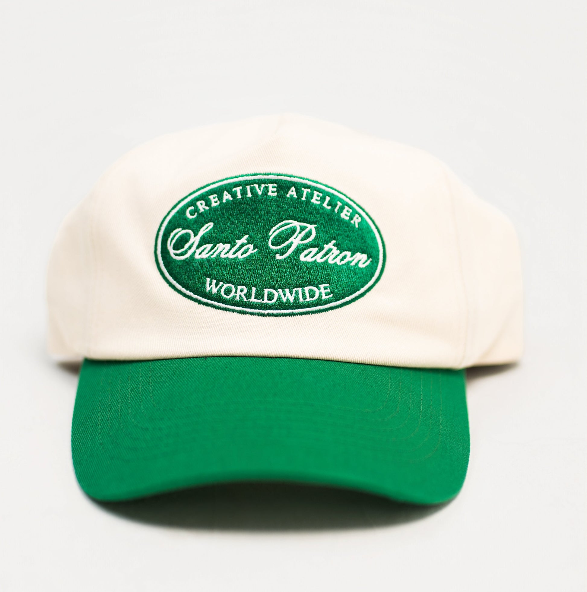 Santo Patrón Round Green Heritage Unstructured Cap santopatron.clothing