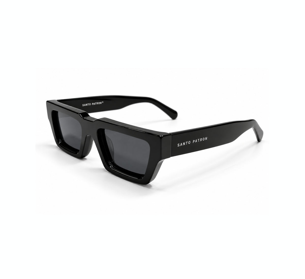Santo Patrón Down Frame Black Glasses Santo Patrón Clothing