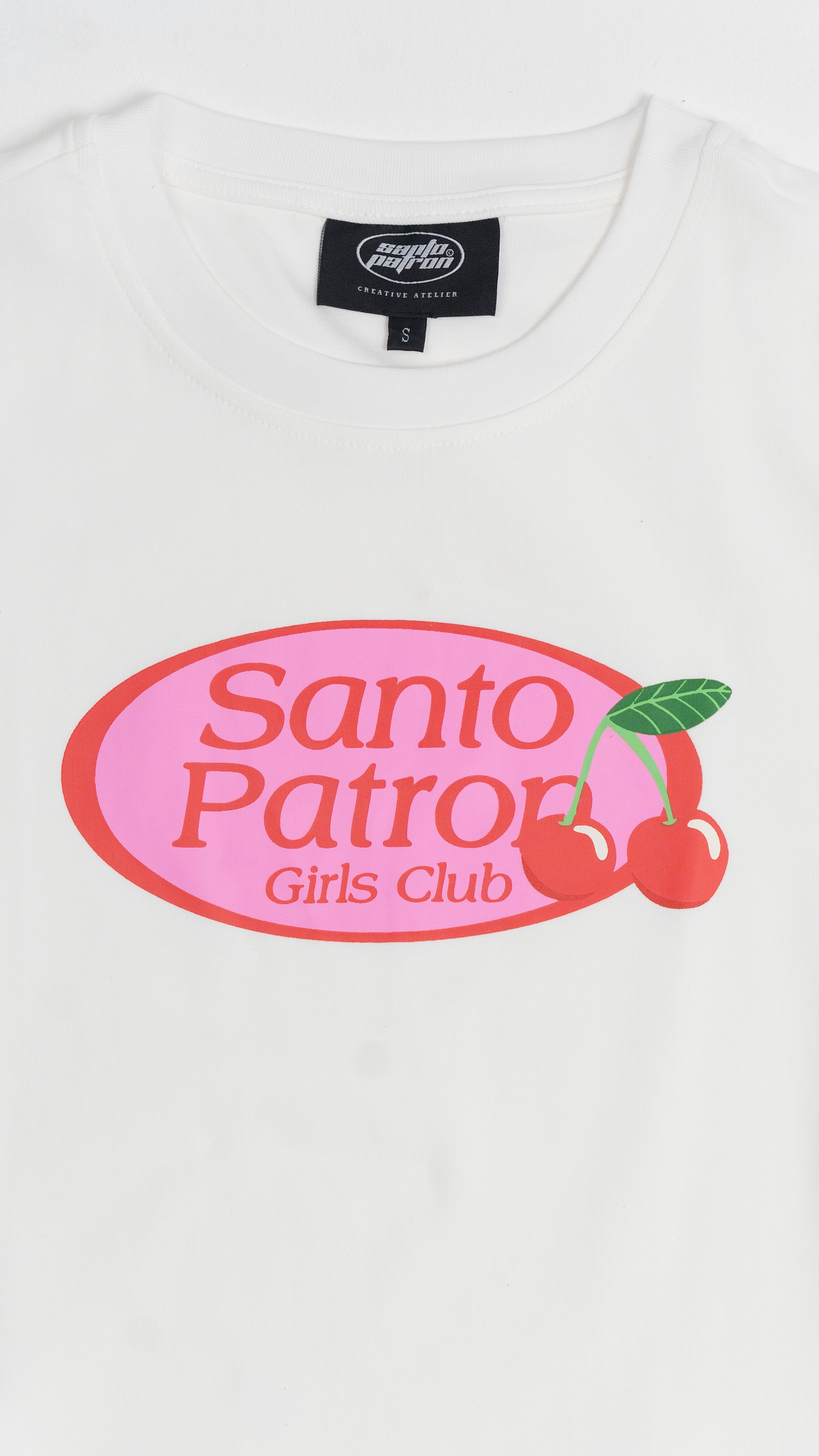 Santo Patrón Cherry Logo Crop santopatron.clothing