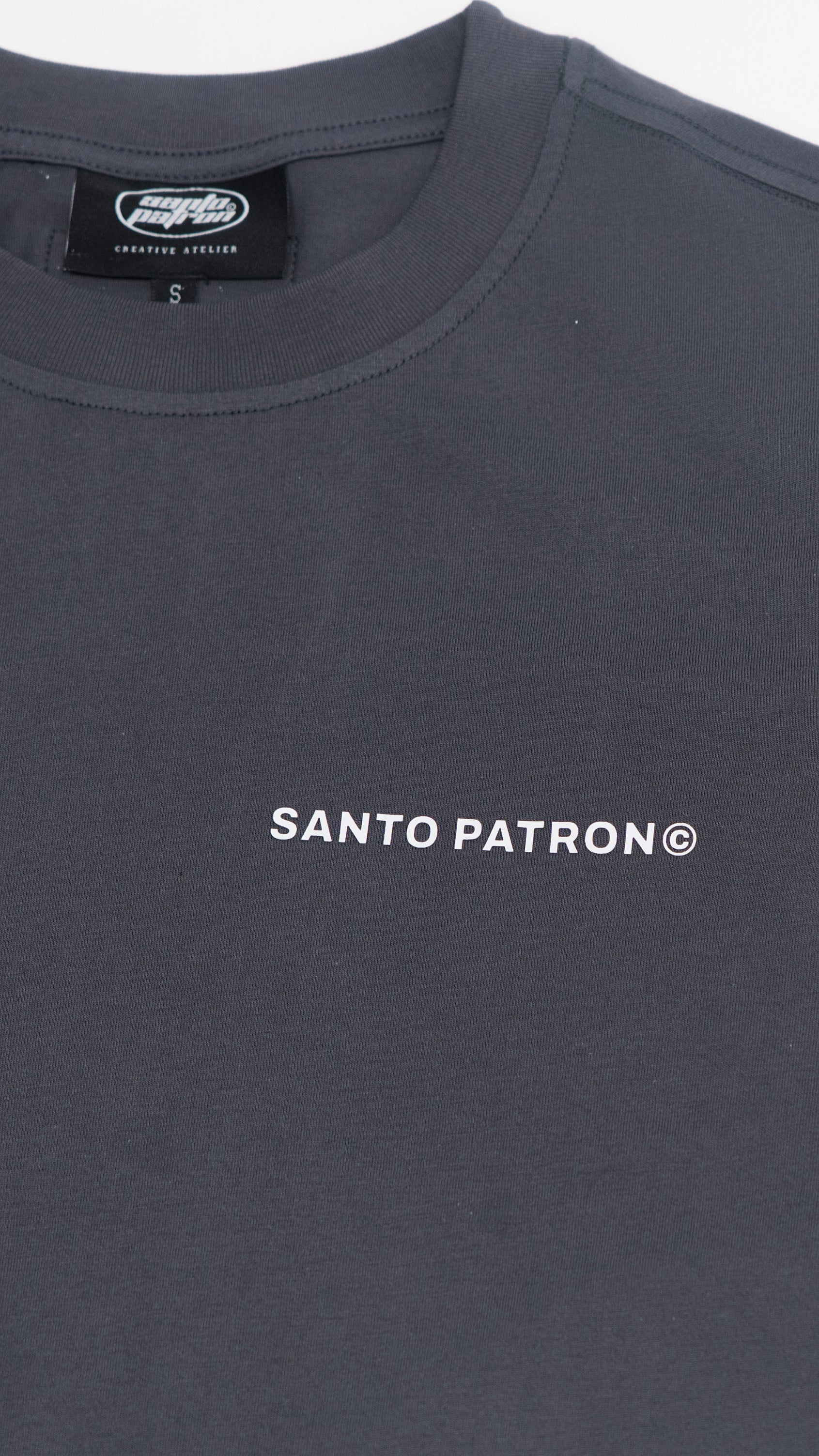 Santo Patrón Core Tee Grey santopatron.clothing