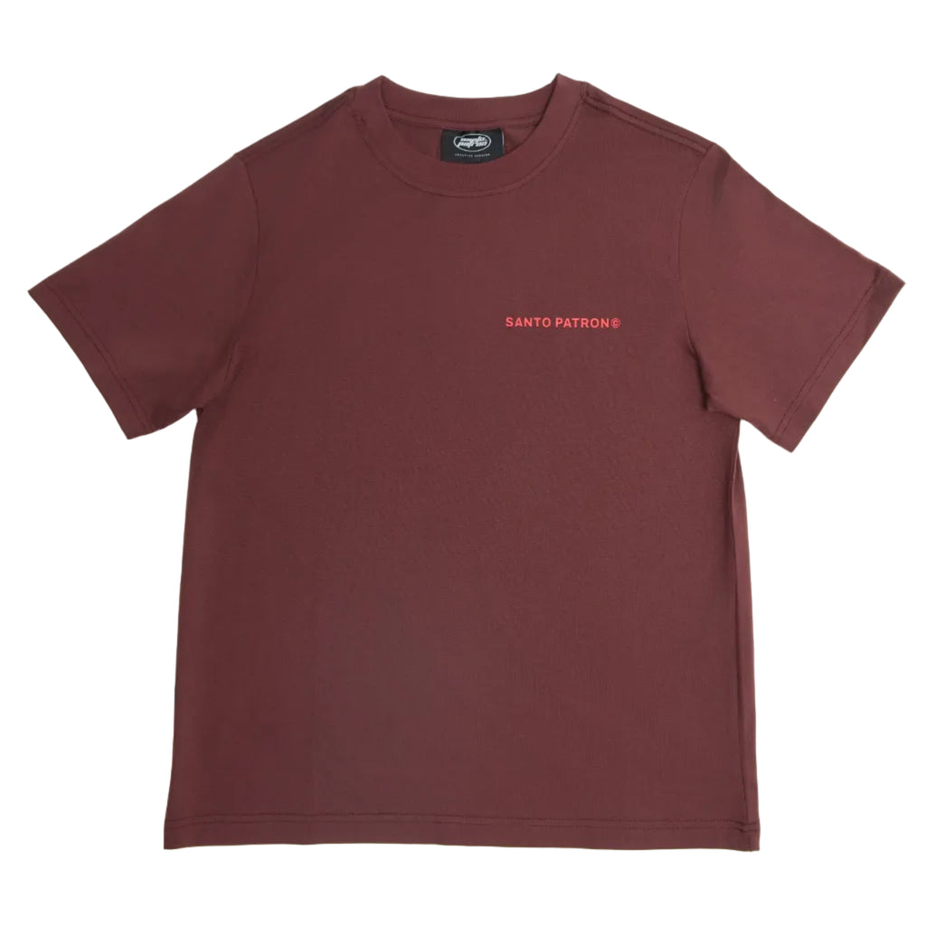 Santo Patrón Core Tee Burgundy santopatron.clothing