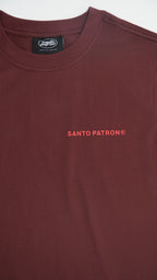 Santo Patrón Core Tee Burgundy santopatron.clothing