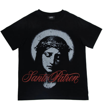 Santo Patrón Sacred Mary Rhinestone Tee santopatron.clothing