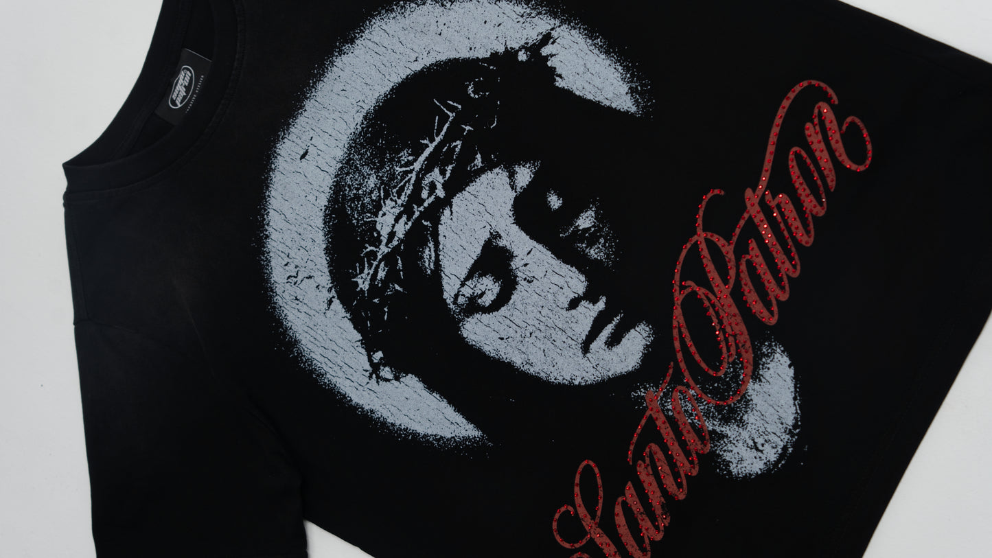 Santo Patrón Sacred Mary Rhinestone Tee santopatron.clothing