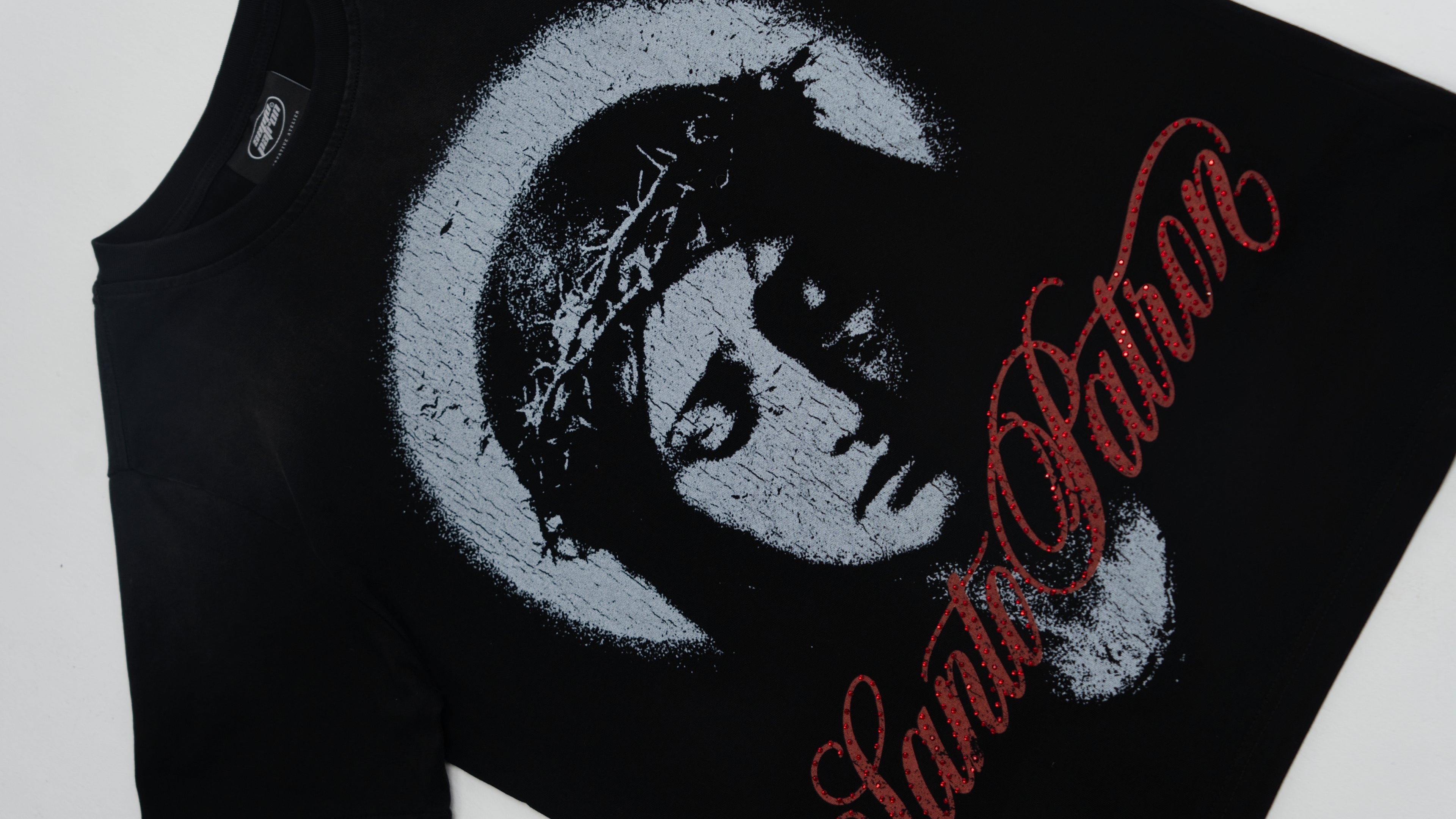 Santo Patrón Sacred Mary Rhinestone Tee santopatron.clothing