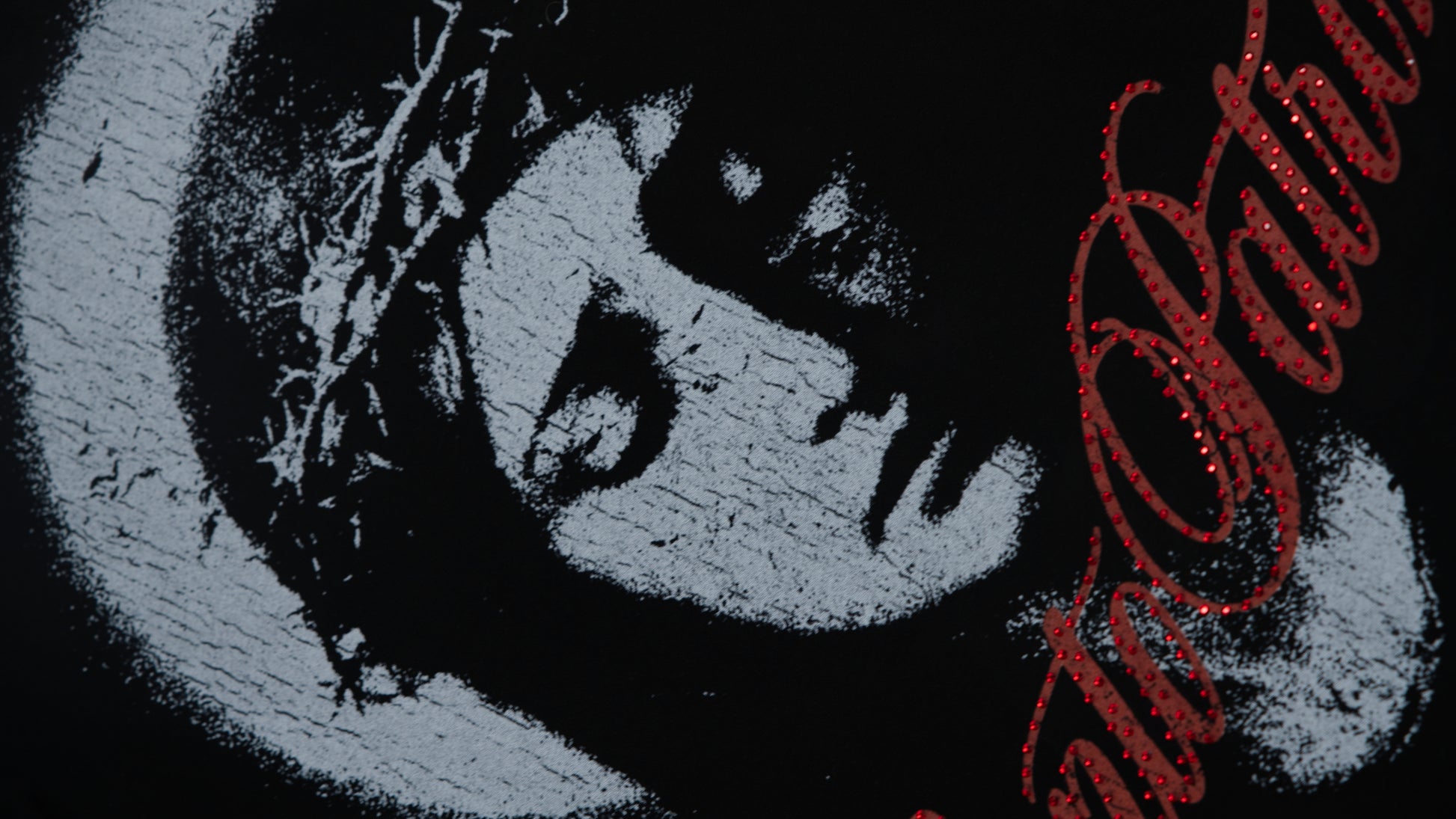 Santo Patrón Sacred Mary Rhinestone Tee santopatron.clothing