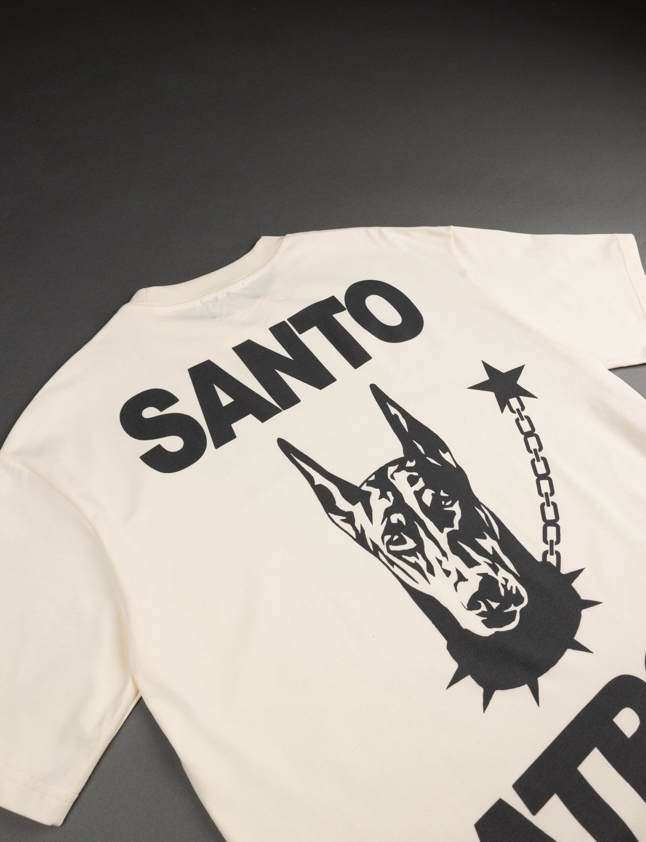 Oversize Black Dog - santopatron.clothing