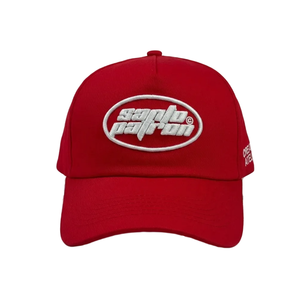 Santo Patron Red Basic Cap Rounded