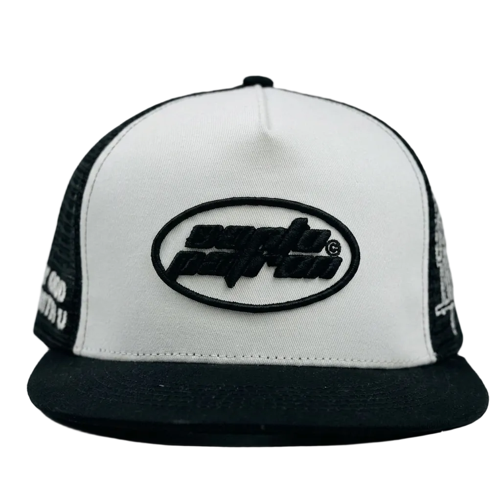 Santo Patron Trucker Hat Leather Santo Patrón Clothing