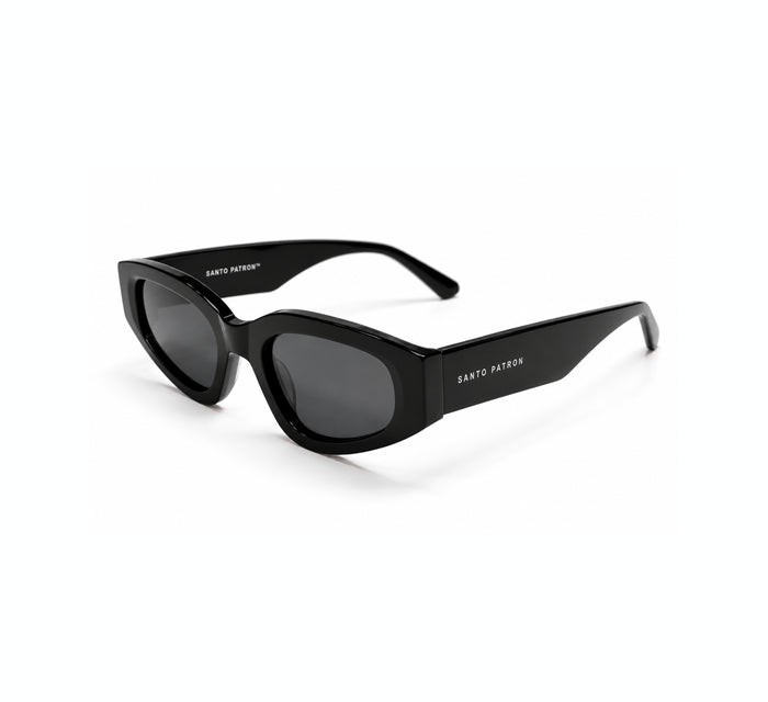 Santo Patrón Oval W Black Glasses