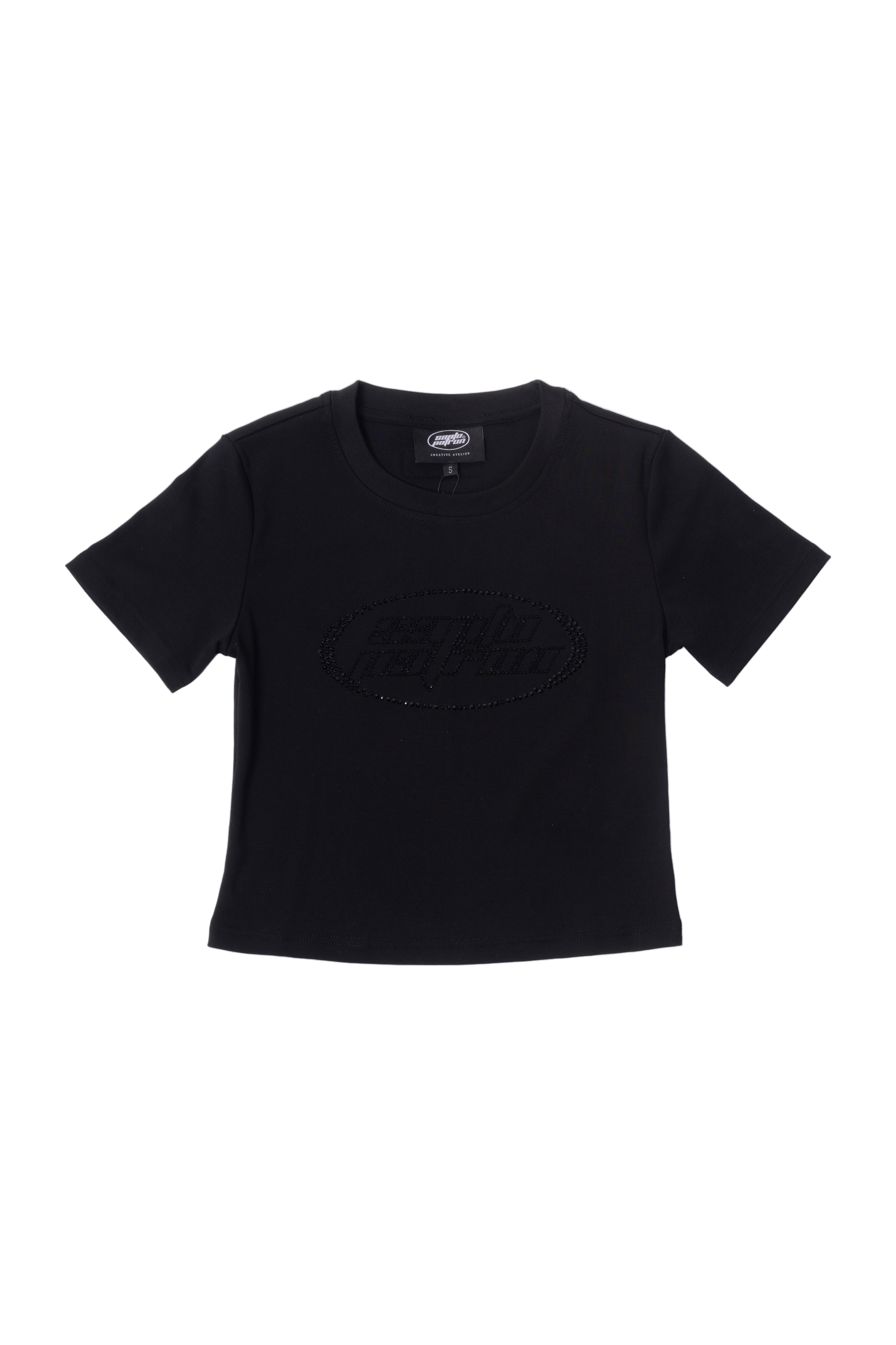 Santo Patron Women Logo Baby Tee santopatron.clothing