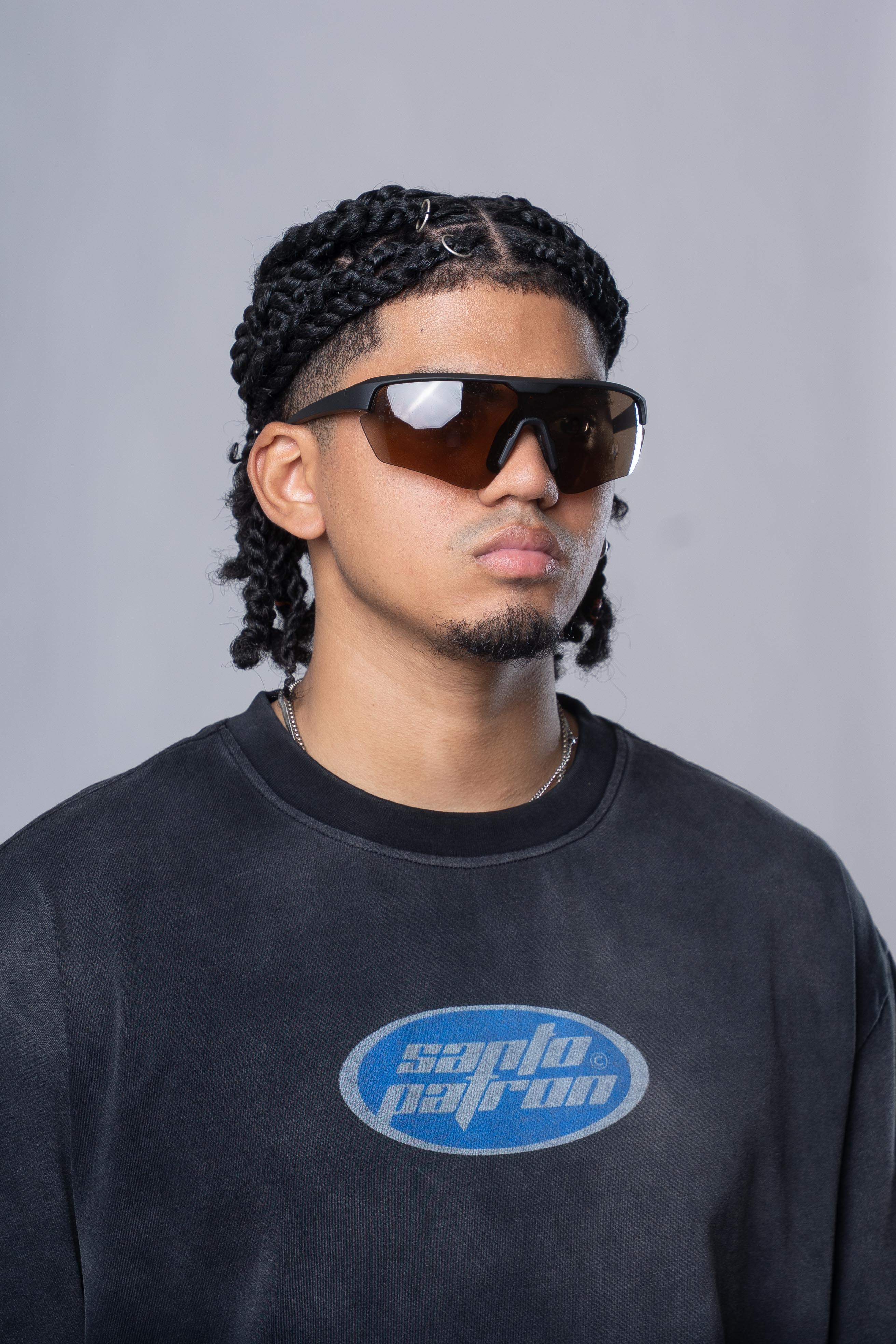 Santo Patrón Midnight Oval Tee santopatron.clothing